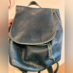 Portland Leather Goods peacock bucket backpack from outlet